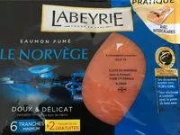 Mängden socker i Saumon fumé Le Norvège