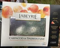 Mängden socker i Carpaccio de saumon fumé Aneth baies roses et huile citron