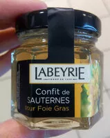 Mängden socker i Confit de Sauternes