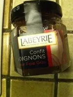 Mängden socker i Confit d'oignons