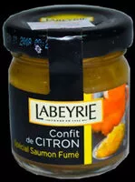 Mängden socker i Confit de citron pour saumon fumé