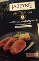 Mängden socker i Magret de canard tranché