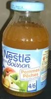 Mängden socker i P'tite Boisson pomme peche 4/6 mois