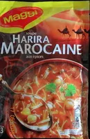 Mängden socker i MAGGI Soupe Harira Marocaine 90g