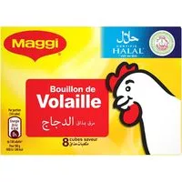 Mängden socker i MAGGI Bouillon de Volaille Halal 8 tablettes, 80g
