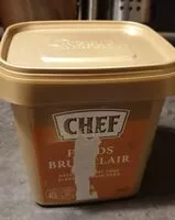 Mängden socker i 800G Fond Brun Clair(40l) Chef