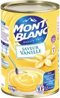 Mängden socker i MONT BLANC Crème dessert Boîte Saveur Vanille 4,3kg