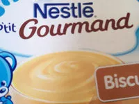 Mängden socker i NESTLE P'TIT GOURMAND Biscuit - 4 x 100g - Dès 6 mois