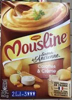 Mängden socker i Purée Carottes et Crème