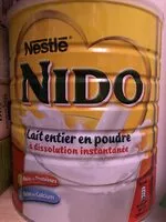Mängden socker i Nido Lait entier en poudre