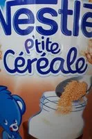 Mängden socker i NESTLE P'TITE CEREALE Cacao - Boîte 400g- Dès 6 mois