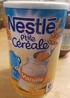 Socker och näringsämnen i Nestle p tite cereale