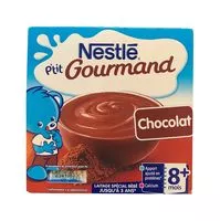 Mängden socker i NESTLE P'TIT GOURMAND Cacao - 4 x 100g - Dès 6 mois