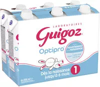 Mängden socker i GUIGOZ 1 Optipro Classique Lait Infantile 1er âge dès la Naissance 6x500ml