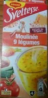 Mängden socker i Sveltesse Moulinée aux 9 légumes