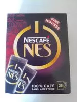 Mängden socker i NESCAFÉ NES, Café Soluble, Boîte de 25 Sticks (2g chacun)
