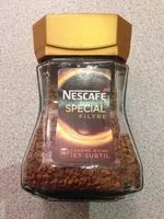 Mängden socker i NESCAFE SPECIAL FILTRE Recette originale de retour, Café Soluble, Flacon de 50g