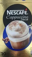 Mängden socker i Nescafe cappuccino