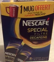 Mängden socker i NESCAFÉ SPECIAL FILTRE Décaféiné, Café Soluble, Boîte de 25 Sticks