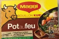 Mängden socker i MAGGI Bouillon KUB Pot-au-feu 80g