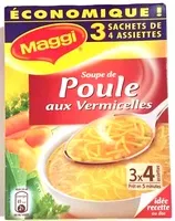 Mängden socker i Soupe de Poule aux Vermicelles