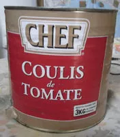 Mängden socker i Coulis de Tomate