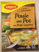 Mängden socker i MAGGI Saveur à l'Ancienne Poule au Pot aux petits légumes