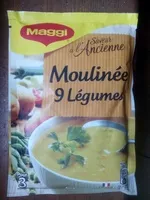 Mängden socker i MAGGI Saveur à l'Ancienne Soupe Moulinée 9 Légumes 84g