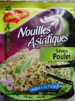 Mängden socker i Nouilles instantané asiatiques saveur poulet