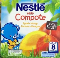 Mängden socker i Baby Compote Pomme Mangue