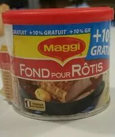 Mängden socker i MAGGI Fond pour Rôtis boîte format promo