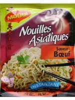 Mängden socker i Nouilles Asiatiques Saveur Boeuf - 60 g - Maggi