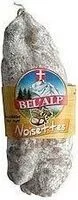 Mängden socker i Saucisson sec aux noisettes BEL'ALP