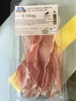 Mängden socker i Chiffonnade jambon sec de Savoie nature