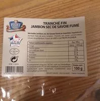 Mängden socker i Tranché fin jambon sec de savoie fumé