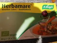 Mängden socker i Herbamare bouillon cubes