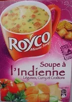 Mängden socker i Soupe à l'Indienne