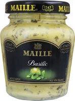 Mängden socker i Maille Moutarde au Basilic 108g