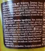 Mängden socker i Maille Senf Mit Kräuter