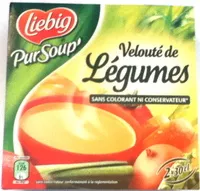 Mängden socker i Velouté de légumes Liebig PurSoup'