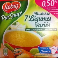 Mängden socker i Pur Soup' - Mouliné de 7 légumes variés