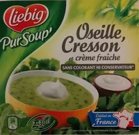 Mängden socker i PurSoup' Oseille, Cresson et crème fraîche