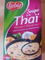Mängden socker i Soupe à la thaï, légumes et lait de coco