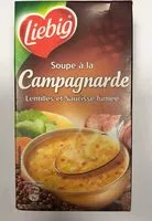 Mängden socker i Soupe à la Campagnarde Lentilles et Saucisse fumée