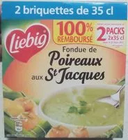 Mängden socker i Fondue de Poireaux aux St Jacques