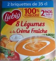 Mängden socker i 8 Légumes à la Crème fraîche