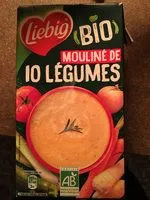 Mängden socker i Mouliné de 10 légumes