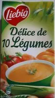 Mängden socker i Délice de 10 légumes