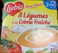 Mängden socker i 8 legumes a la creme fraiche