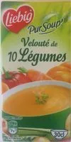 Mängden socker i Velouté de 10 legumes